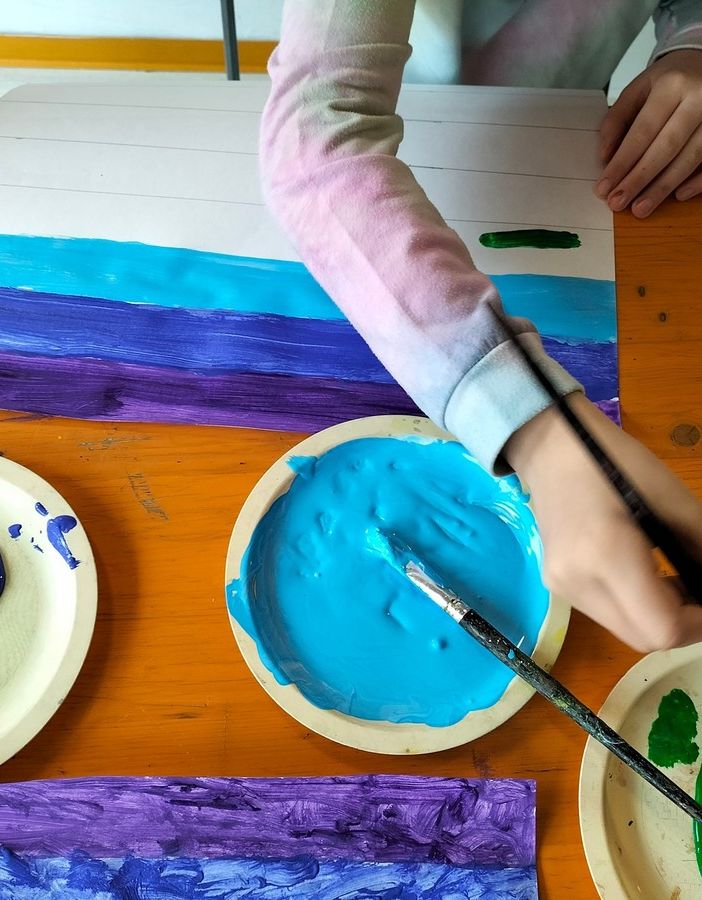 I bimbi della Proloco Junior di Vigone al lavoro