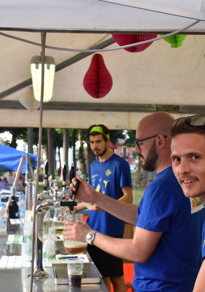 In primo piano il presidente uscente Gianluca Chiri al Summer Fest del 2018
