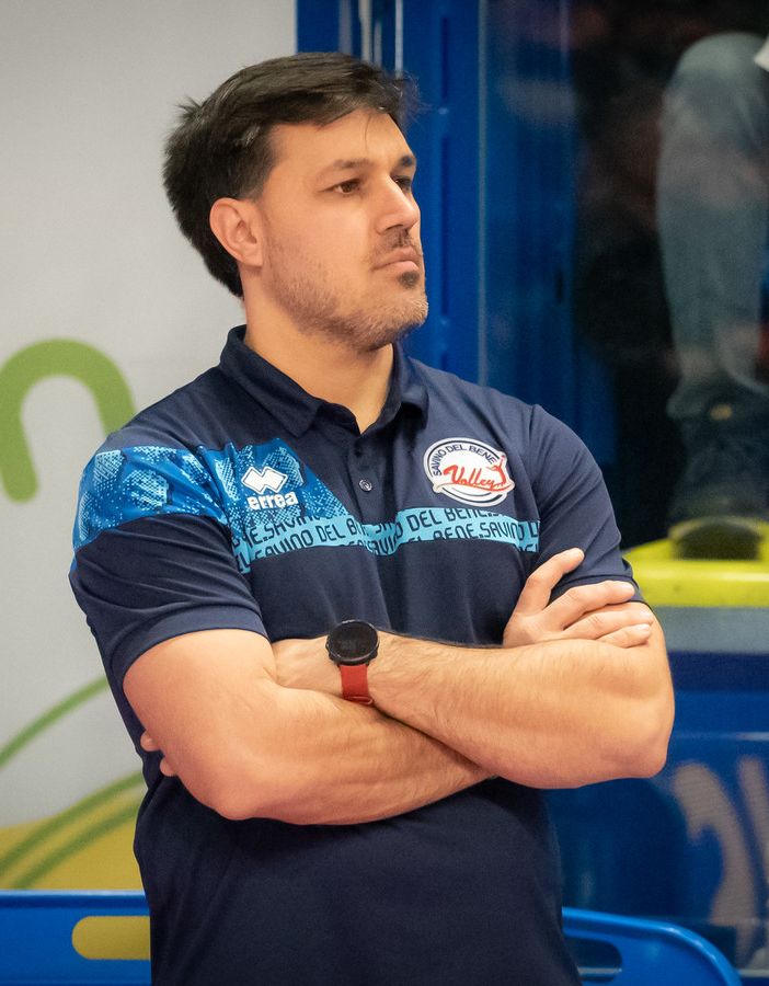 Marco Sesia al Pala Bus Company con la divisa di Scandicci (foto di Christian Bosio)