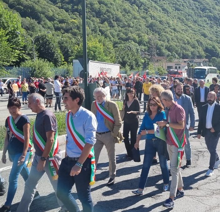 La manifestazione del 17 settembre 2022 a Villar Perosa
