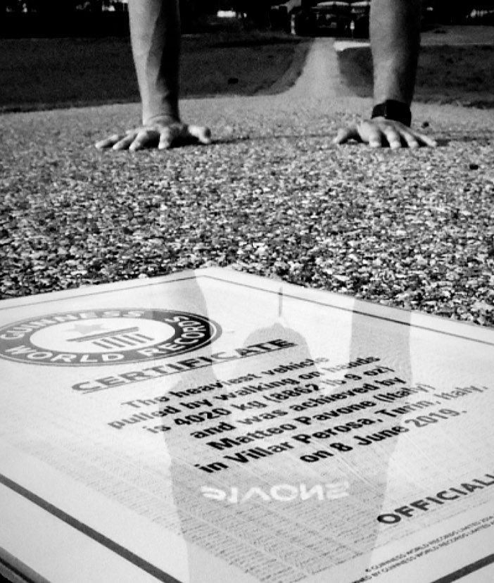 Il certificato del Guinness dei Primati