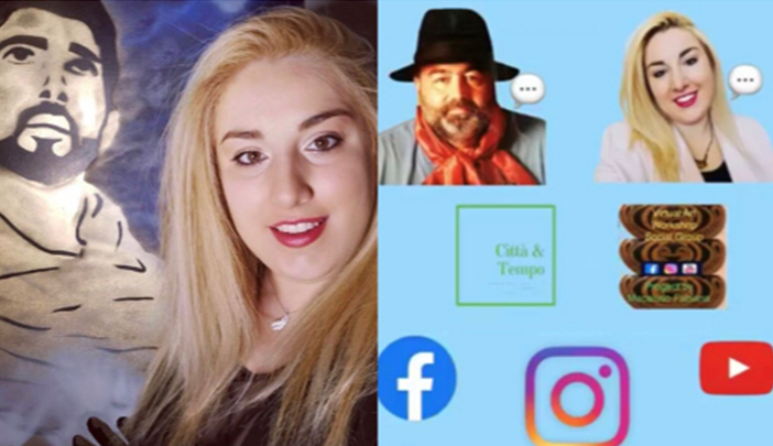 Arte nel web con le dirette live di Fabiana Macaluso in collaborazione con la pagina Facebook Citta&amp;Tempo