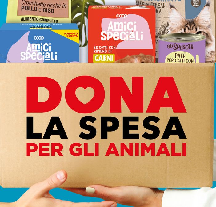 Sabato Nova Coop lancia l'iniziativa &quot;Dona la spesa&quot; per gli amici animali