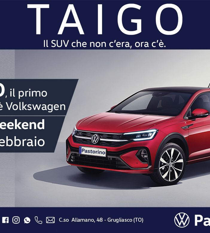 Grugliasco: porte aperte da Pastorino per la Nuova Taigo Volkswagen