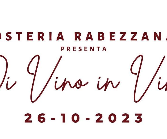 L’Osteria Rabezzana organizza “Di Vino in Vino”