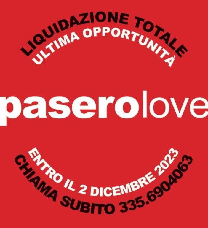 Ultime due settimane per aggiudicarsi degli straordinari pezzi di collezioni di “PaseroLove”