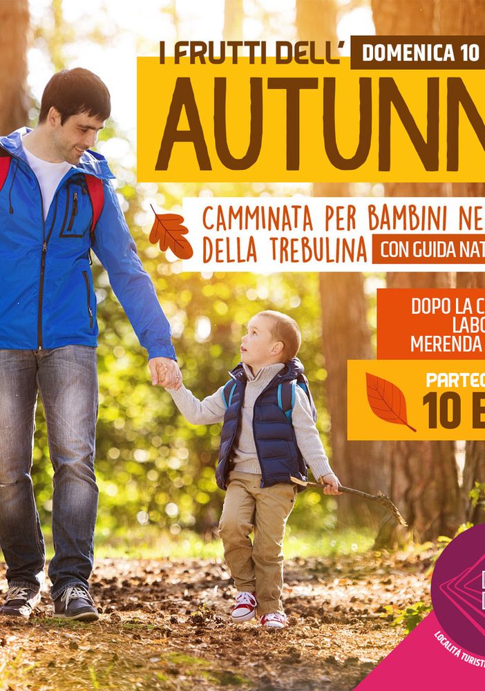 Camminata per bambini alla scoperta del bosco in veste autunnale a Pian Munè di Paesana