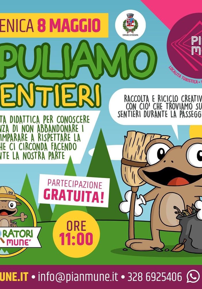 Pian Munè di Paesana: ripuliamo i sentieri