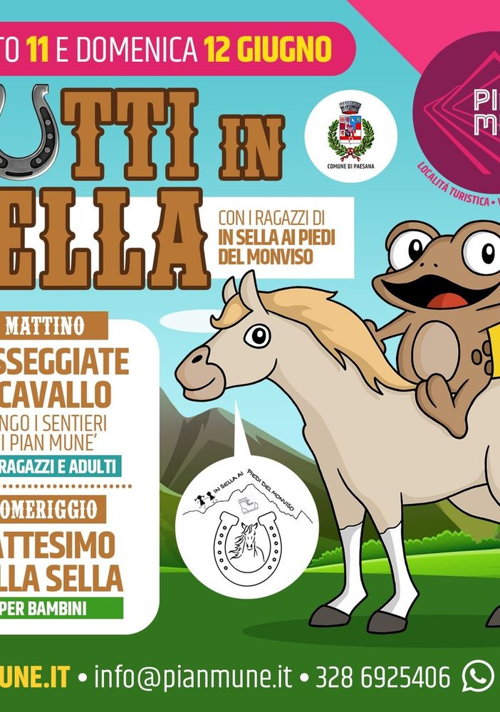 Weekend di eventi per famiglie a Pian Munè di Paesana