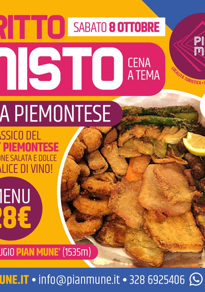 Fritto misto alla piemontese a Pian Munè di Paesana