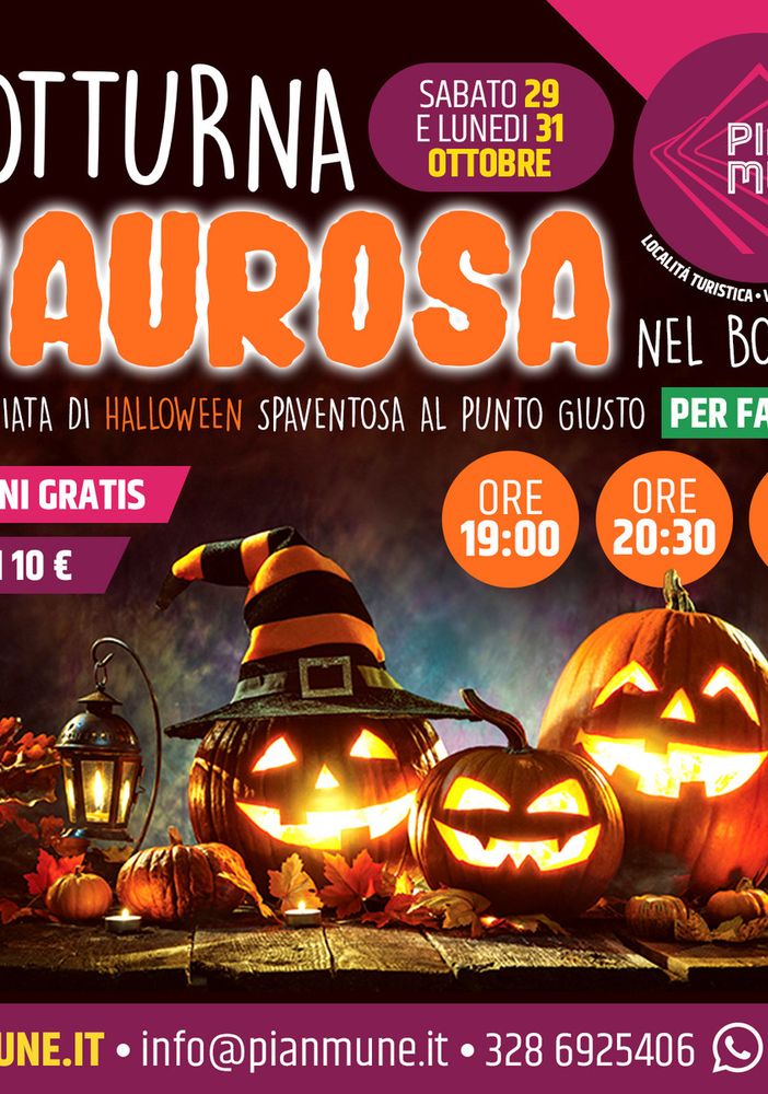 Halloween a Pian Munè di Paesana tra notturne paurose e merende spaventose!