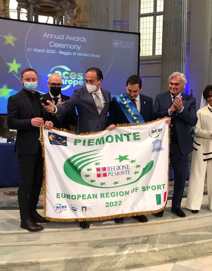 Venaria celebra Piemonte regione europea dello Sport