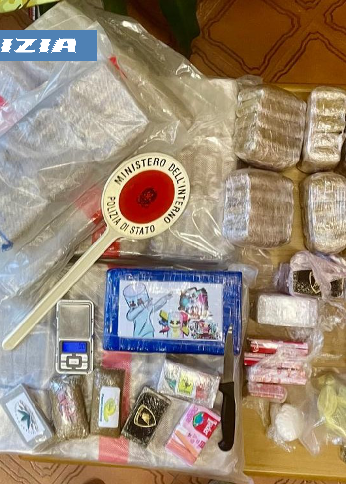 droga sequestrata dalla Polizia