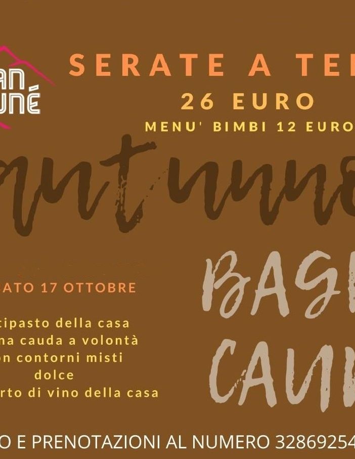 La prima neve caduta a Pian Munè di Paesana porta con sé bagna caöda e promo skipass