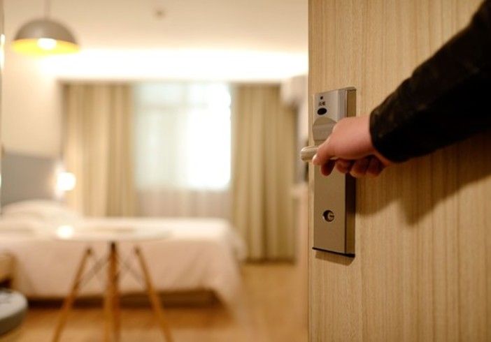 camera d'albergo - foto di archivio