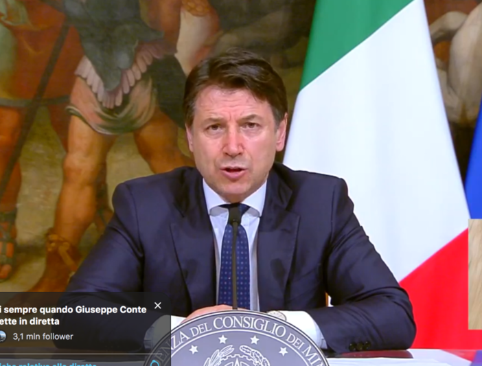 Coronavirus, l'annuncio del Premier Conte: le misure di contenimento prorogate fino a dopo Pasqua