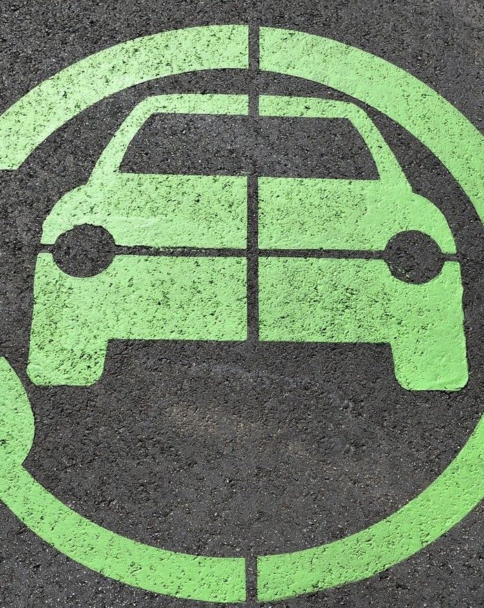 simbolo auto elettrica