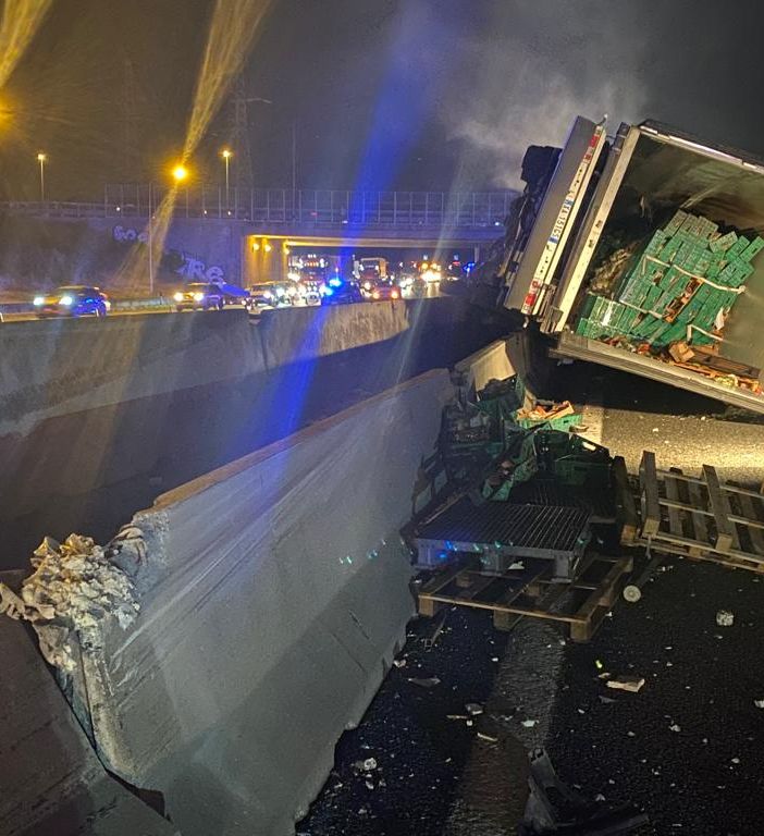 Stupinigi direzione Moncalieri: traffico fermo per l'incidente