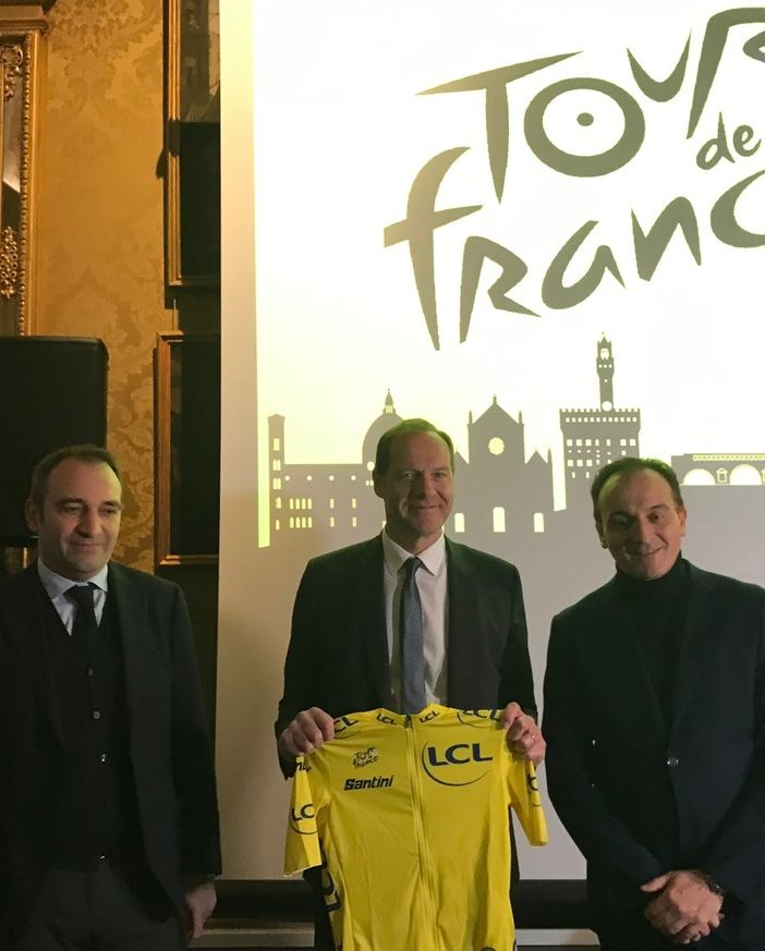 cirio e lo russo con la maglia gialla
