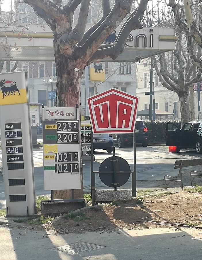 prezzi pompa di benzina