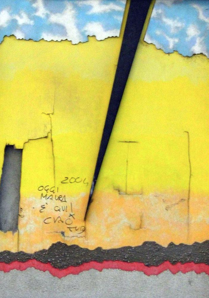 In foto l'opera di Carlo Pigrucci “Composizione”, 1997
