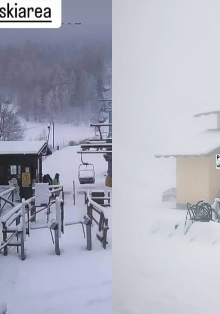 Da Prali a Sestriere e Noasca, è arrivata la prima neve. Chiuso il Moncenisio