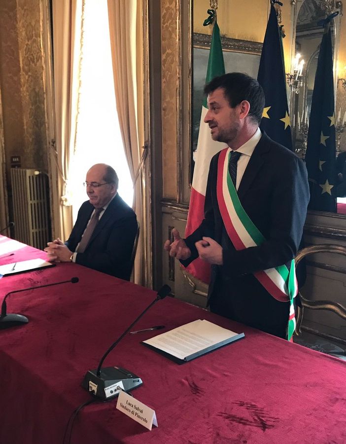 il prefetto ruberto e il sindaco salvai