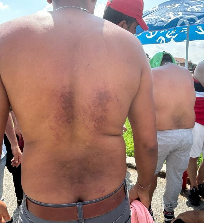 protesta lavoratori raspini