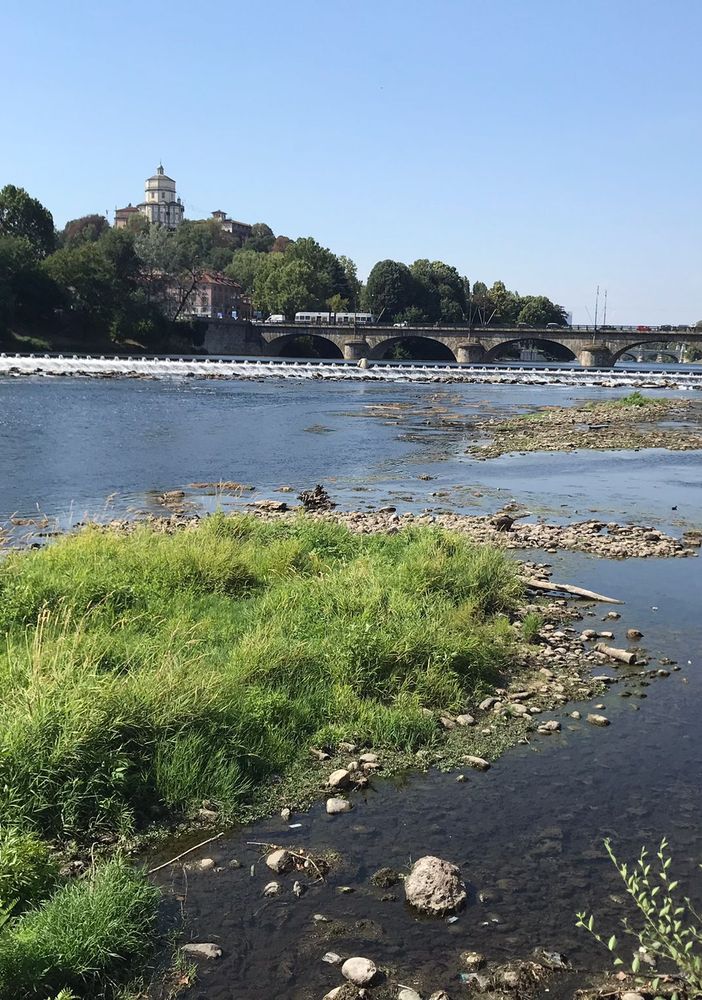 S.O.S. Po, il fiume sta sparendo: a Torino livello idrometrico a zero, riaffiorano isolotti e rifiuti [FOTO e VIDEO]