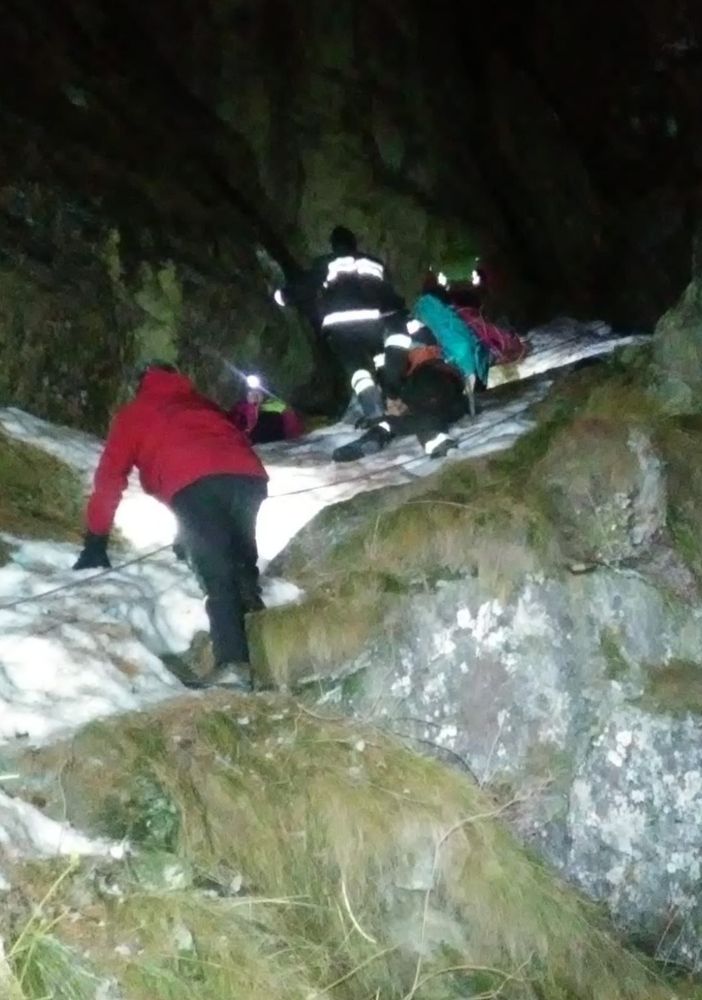 Val Pellice, il soccorso alpino salva quattro escursionisti bloccati dal ghiaccio