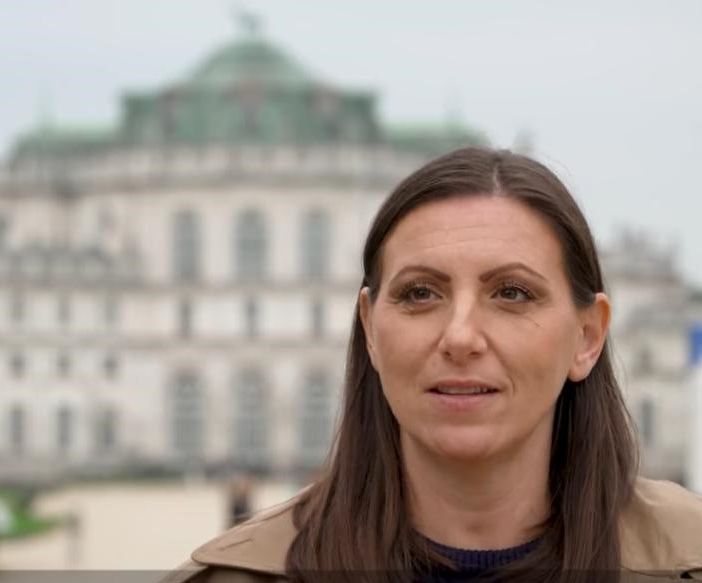 La consigliera regionale di AVS Valentina Cera a Stupinigi
