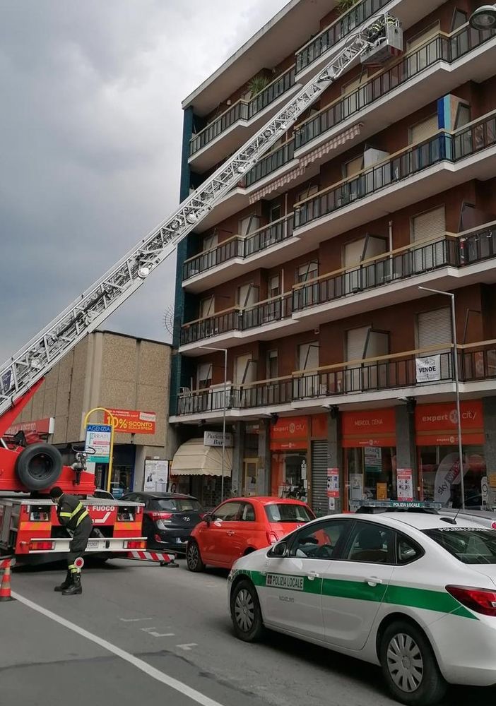 pompieri e polizia locale nichelino