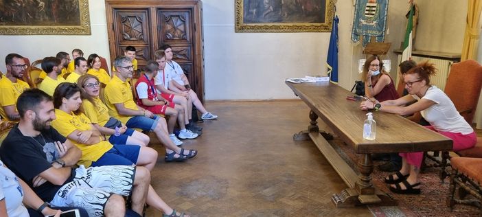 La premiazione di oggi in Comune a Pinerolo La premiazione di oggi in Comune a Pinerolo