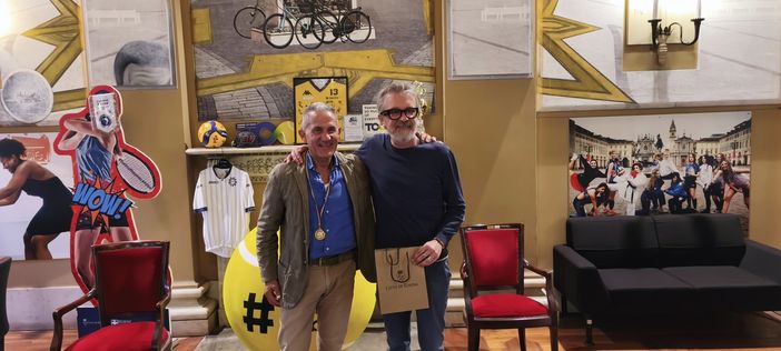 Antonio, professore di Cumiana, ha percorso tutta la ciclovia VenTo