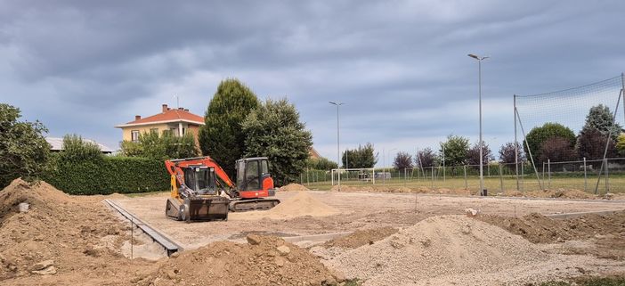 I lavori al Parco Pinna I lavori al Parco Pinna