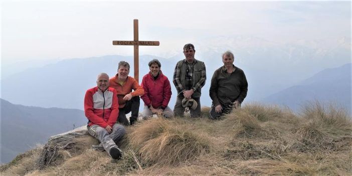 La croce posata a Rocca Nalàis