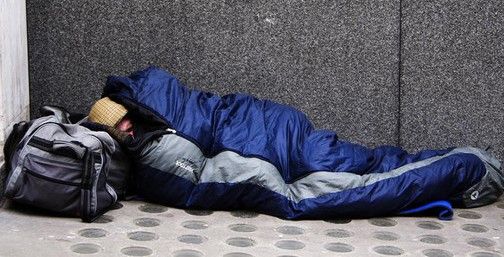 clochard - foto d'archivio