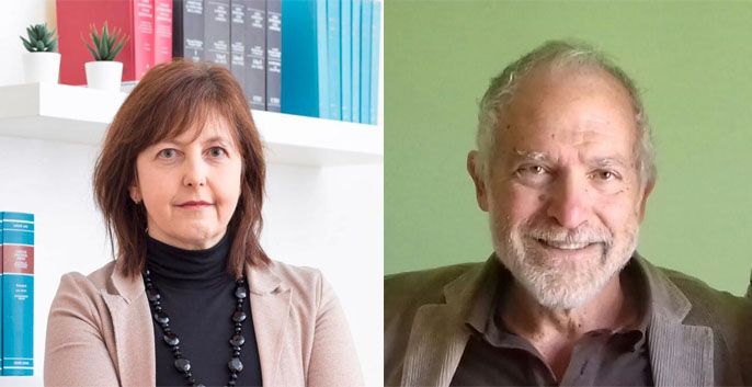 Da sinistra Silvia Lorenzino e Luciano Griso Da sinistra Silvia Lorenzino e Luciano Griso