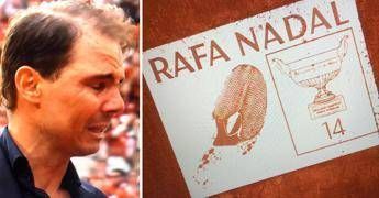 Nadal e l'omaggio da brividi al Roland Garros