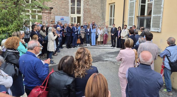 L’inaugurazione di stamattina
