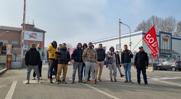 I lavoratori in sciopero