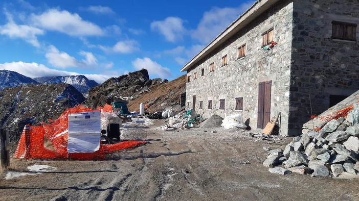 Il cantiere al Barant