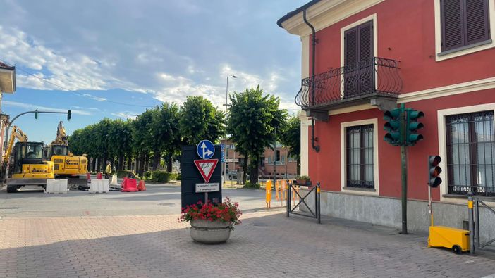 Il cantiere all’incrocio