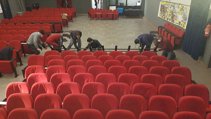 Teatro del Forte poltrone a rotelle Teatro del Forte poltrone a rotelle