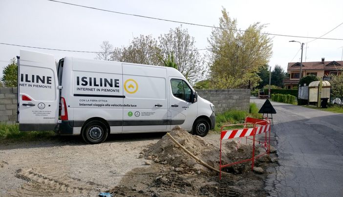 Gioco di squadra vincente tra Comune e Isiline per portare la fibra ottica a Villafranca Piemonte