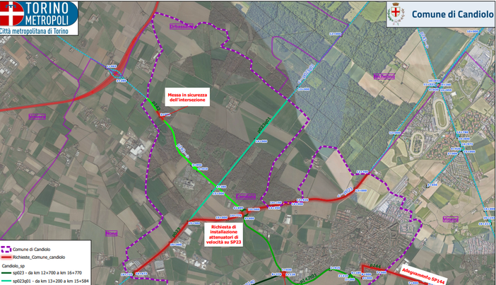 La richiesta di Candiolo a Città metropolitana: "Allargare la strada provinciale 144" La richiesta di Candiolo a Città metropolitana: "Allargare la strada provinciale 144"