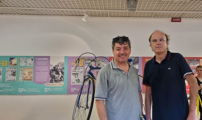 Da sinistra, i curatori Costantino e Peinetti