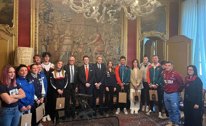 Gli sportivi celebrati in Regione con Nicco e Bordese Gli sportivi celebrati in Regione con Nicco e Bordese