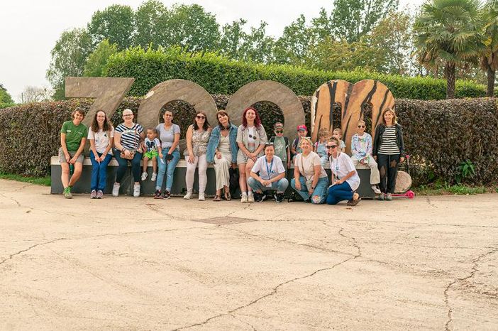 I piccoli in visita a Zoom