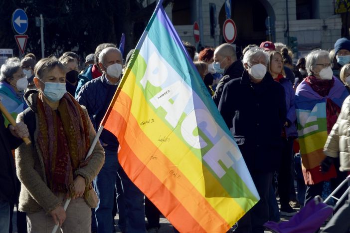 La manifestazione di sabato a Pinerolo (foto di Cinzia Consolati)